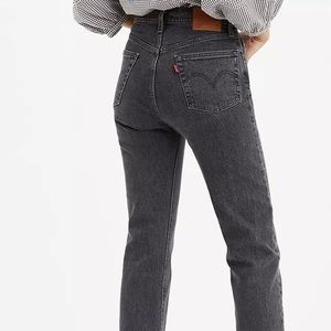 Levi’s Women’s 501 Jeans, Washed Black / Gray, Size 29, Length 28